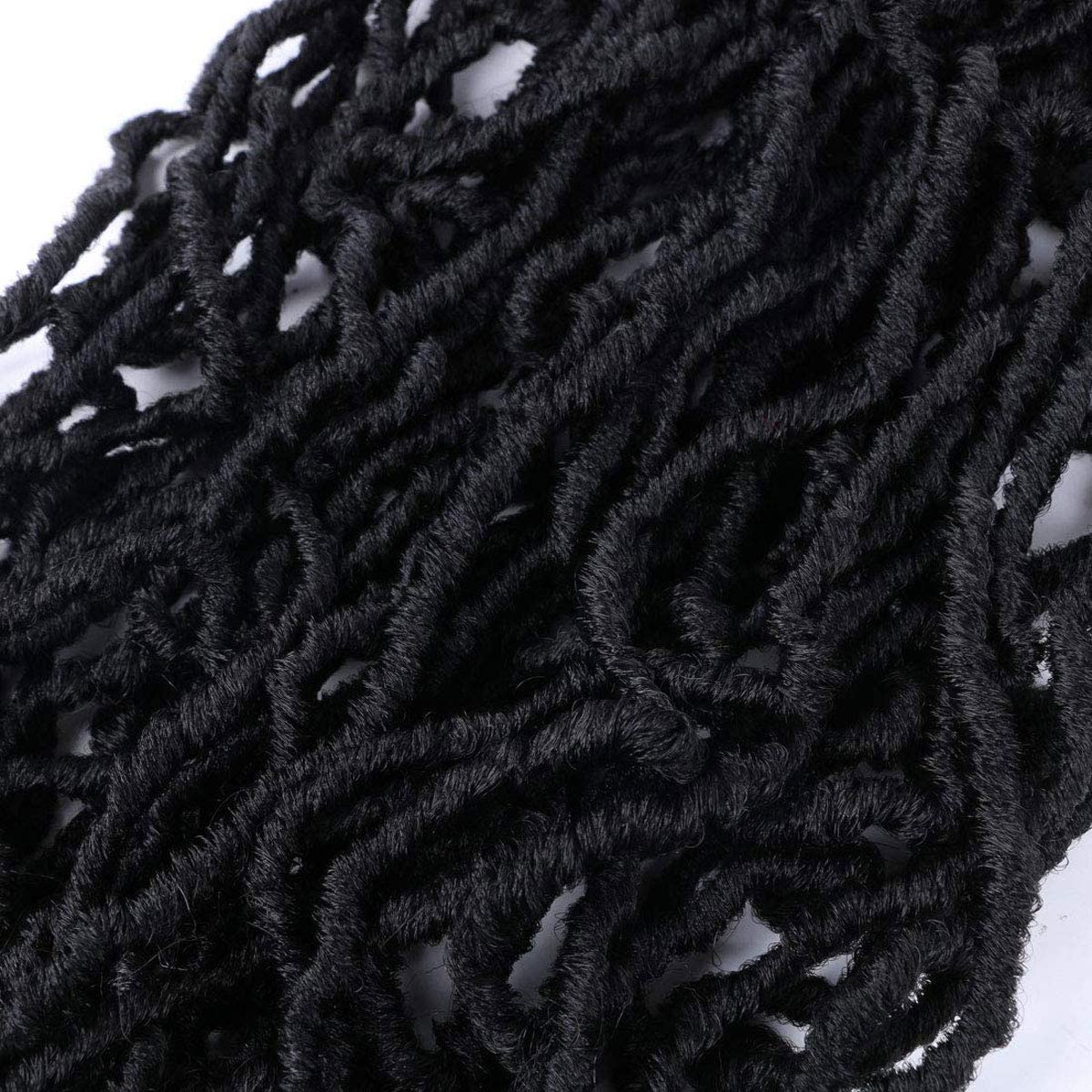 Layashow 6-pack faux locs bundle highlights full-head coverage.
