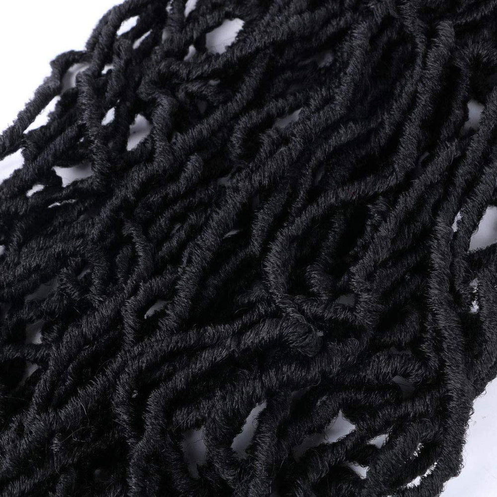 Layashow 6-pack faux locs bundle highlights full-head coverage.