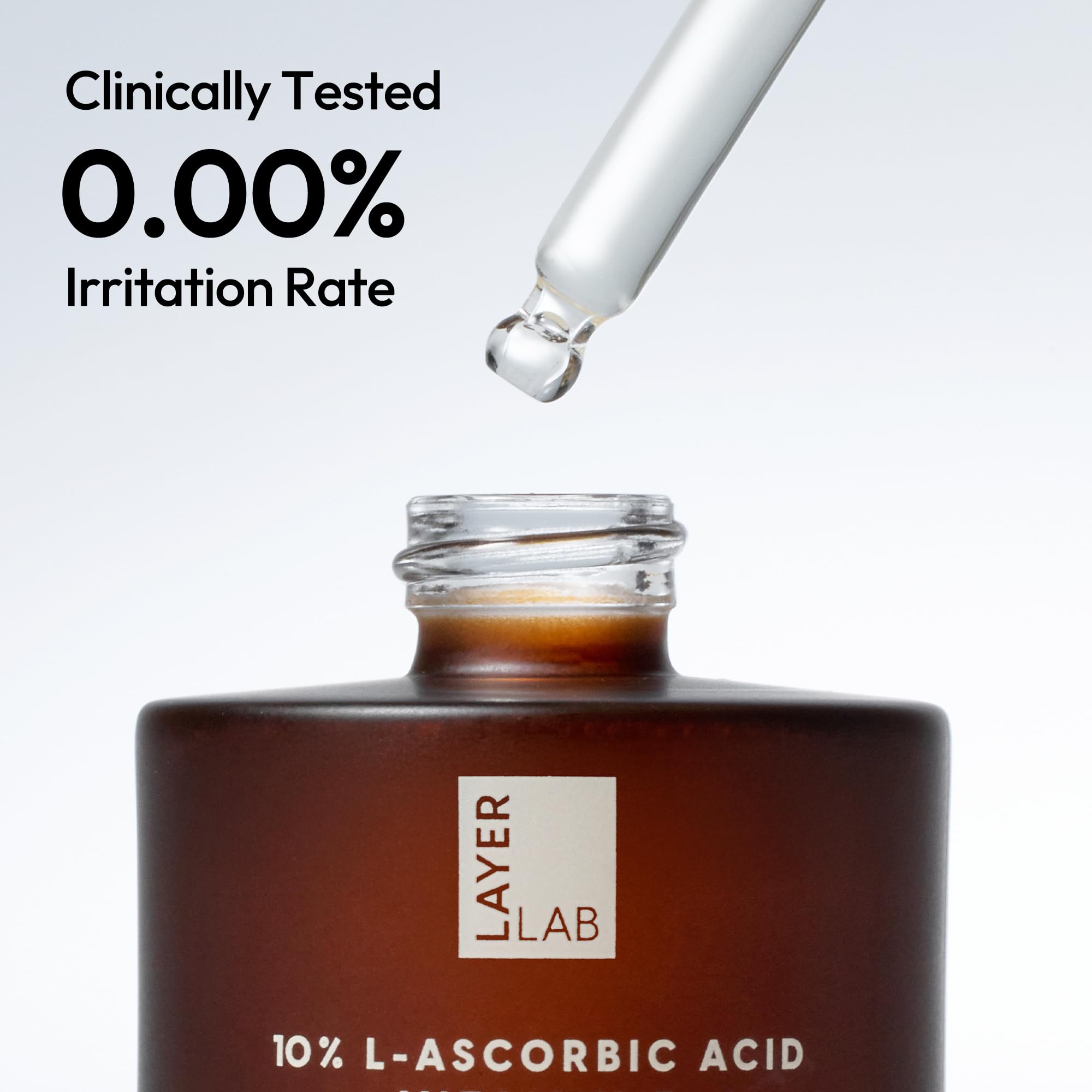LAYERLAB 0.94 fl oz bottle for daily radiant skin routine.