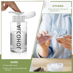 Layhit 6pcs 10oz bottle side view, a portable, travel-ready dispensing solution.