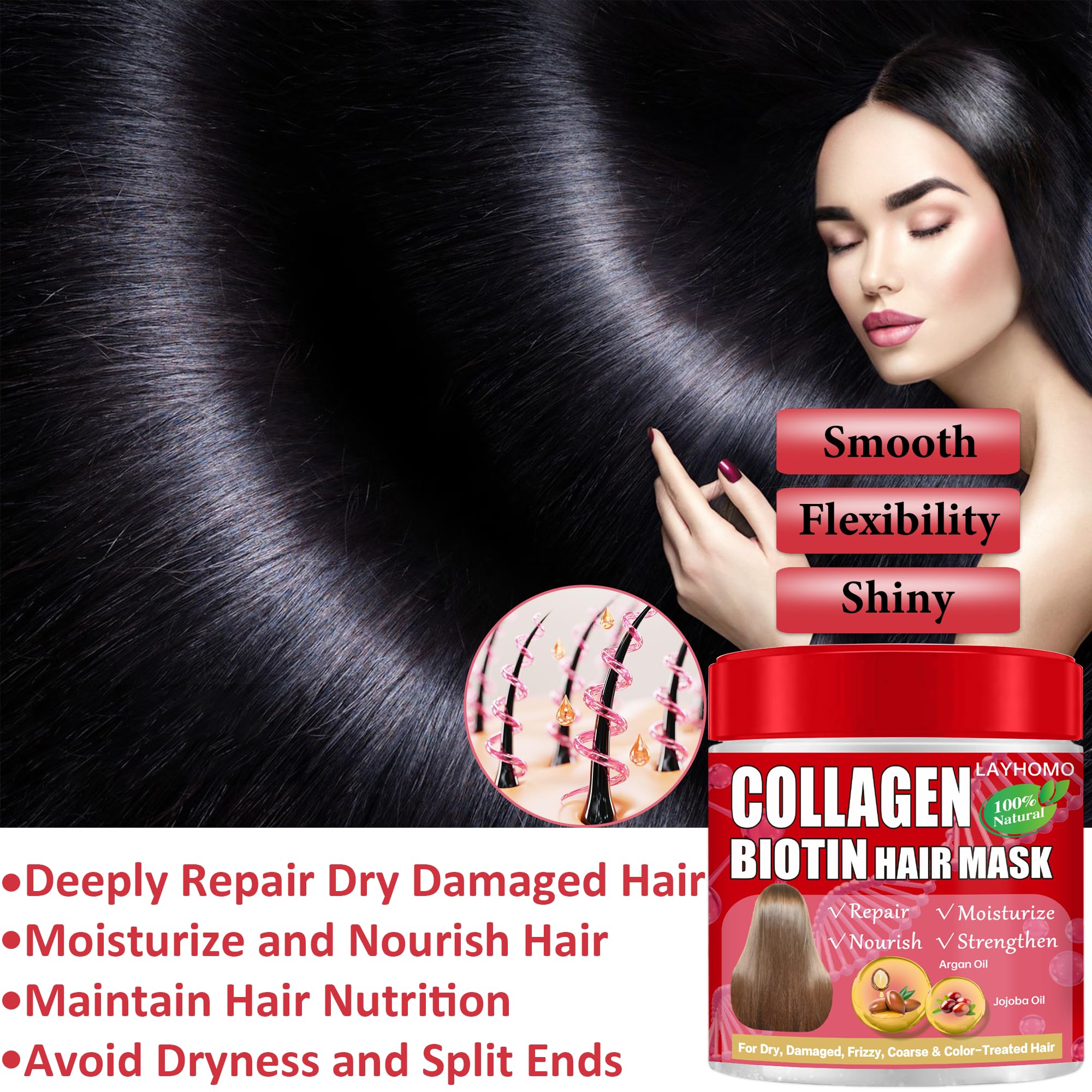 Layhomo Hair Care Packaging Box signals premium at-home treatment.
