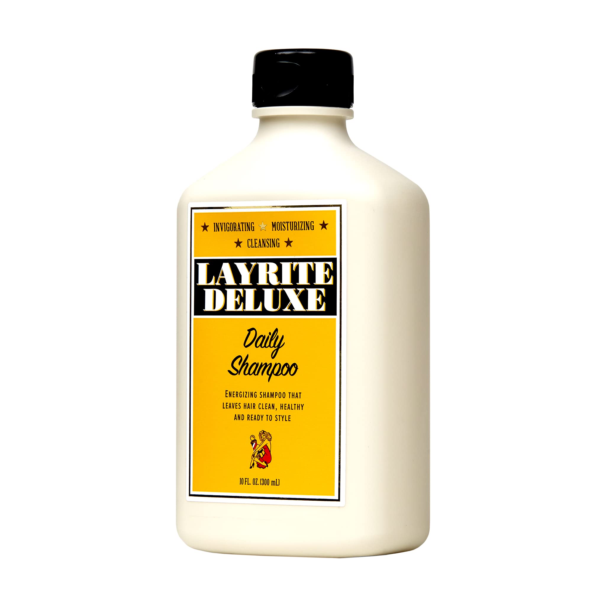 Layrite Daily Shampoo after-use hair shows soft, manageable results ready to style.