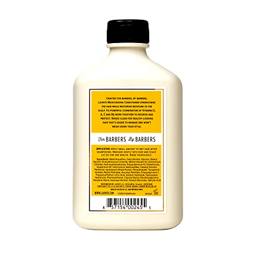 Layrite Moisturizing Conditioner pump shows easy application for smooth, frizz-free styling