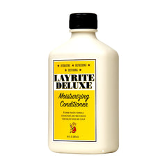 Layrite Moisturizing Conditioner hair-soft-shine demonstrates manageable, moisturized hair without weighed-down feel