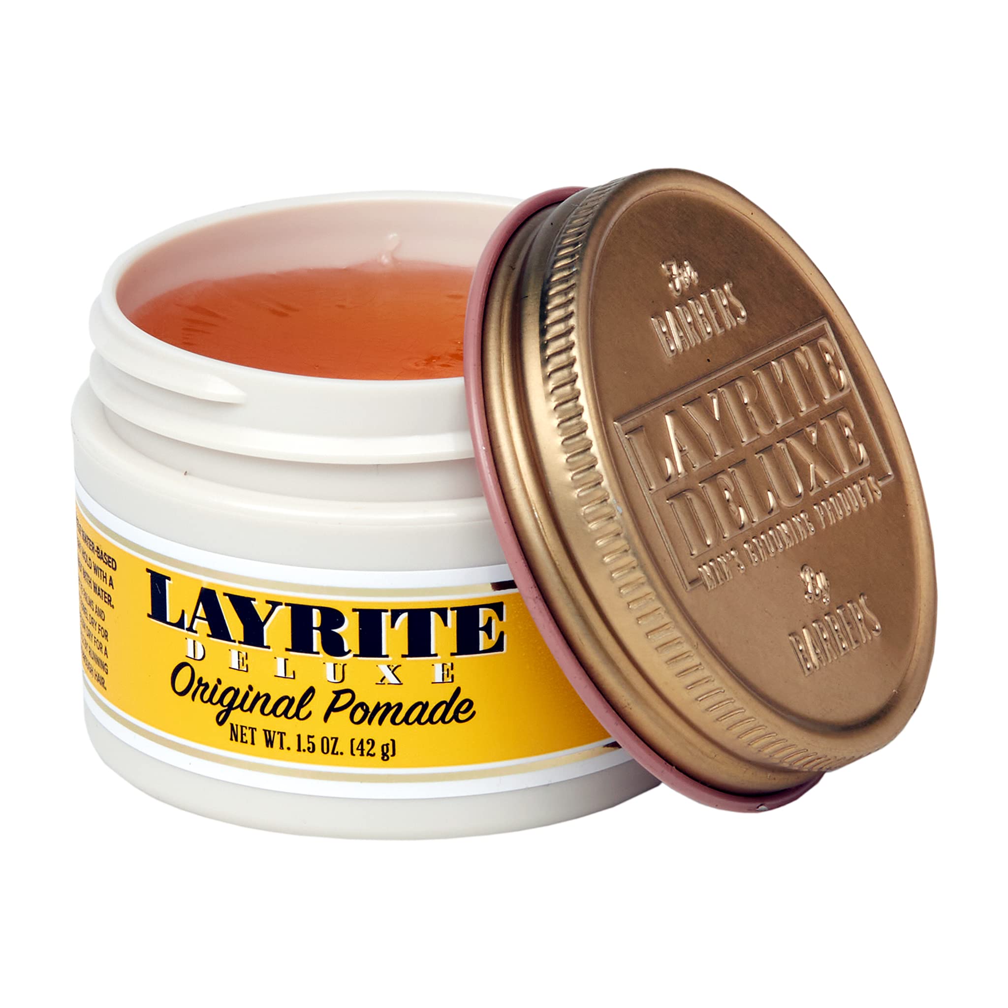 Layrite Original Pomade hands applying demonstrates controllable hold for versatile looks