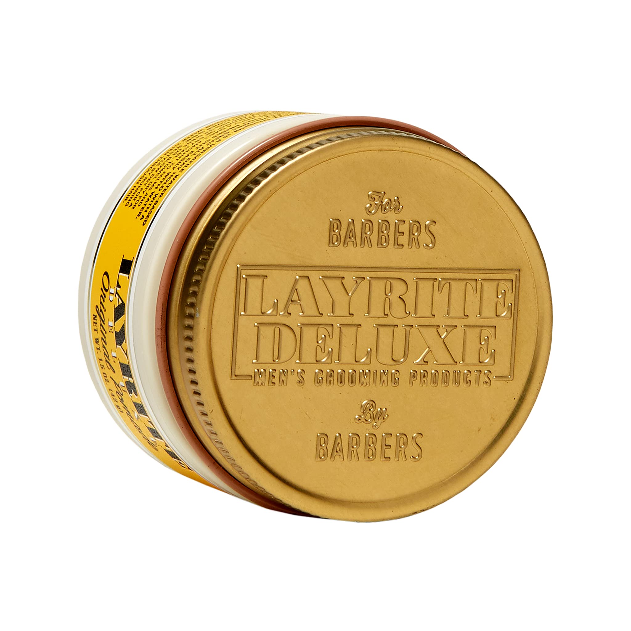 Layrite Original Pomade finish delivers medium shine without greasiness for all-day style