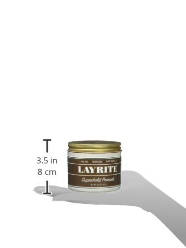 Layrite Super Hold Pomade hair-styling image shows elevation-focused grip