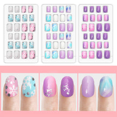 Laza 24 sizes numbered nails fit most kids fingers for precise DIY mani