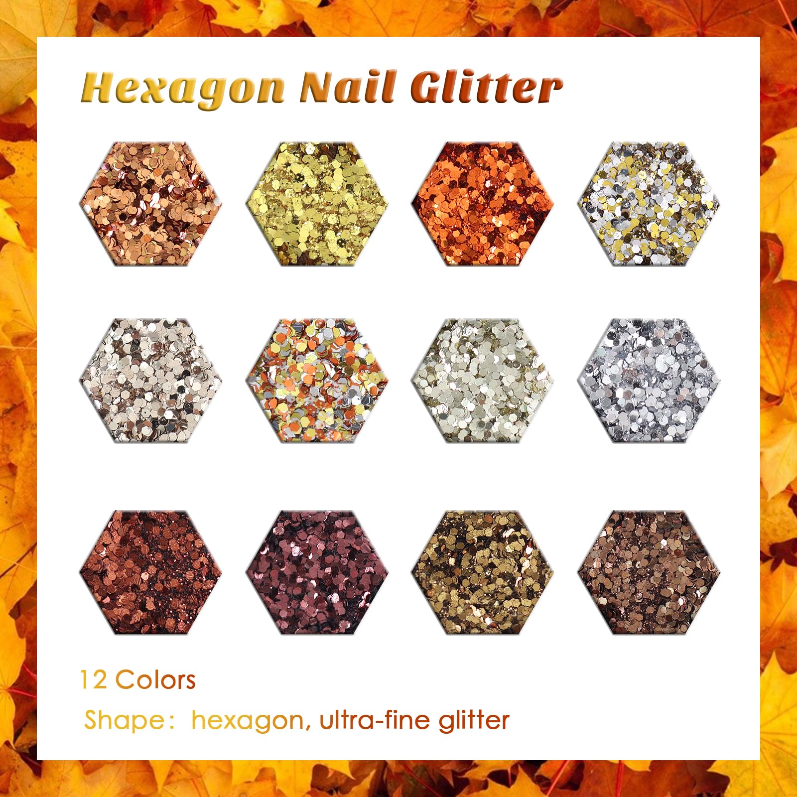 Laza glitter jars arranged for color separation and easy access