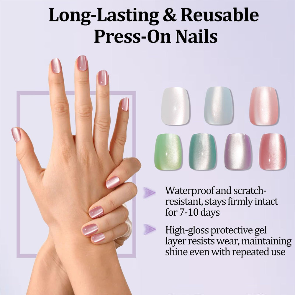 laza macaroon series cat-eye nails packaged gift-ready