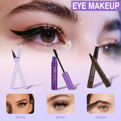 LAZORA eyebrow-pencil-mascara-eyeliner offering complete eye makeup for beginners.