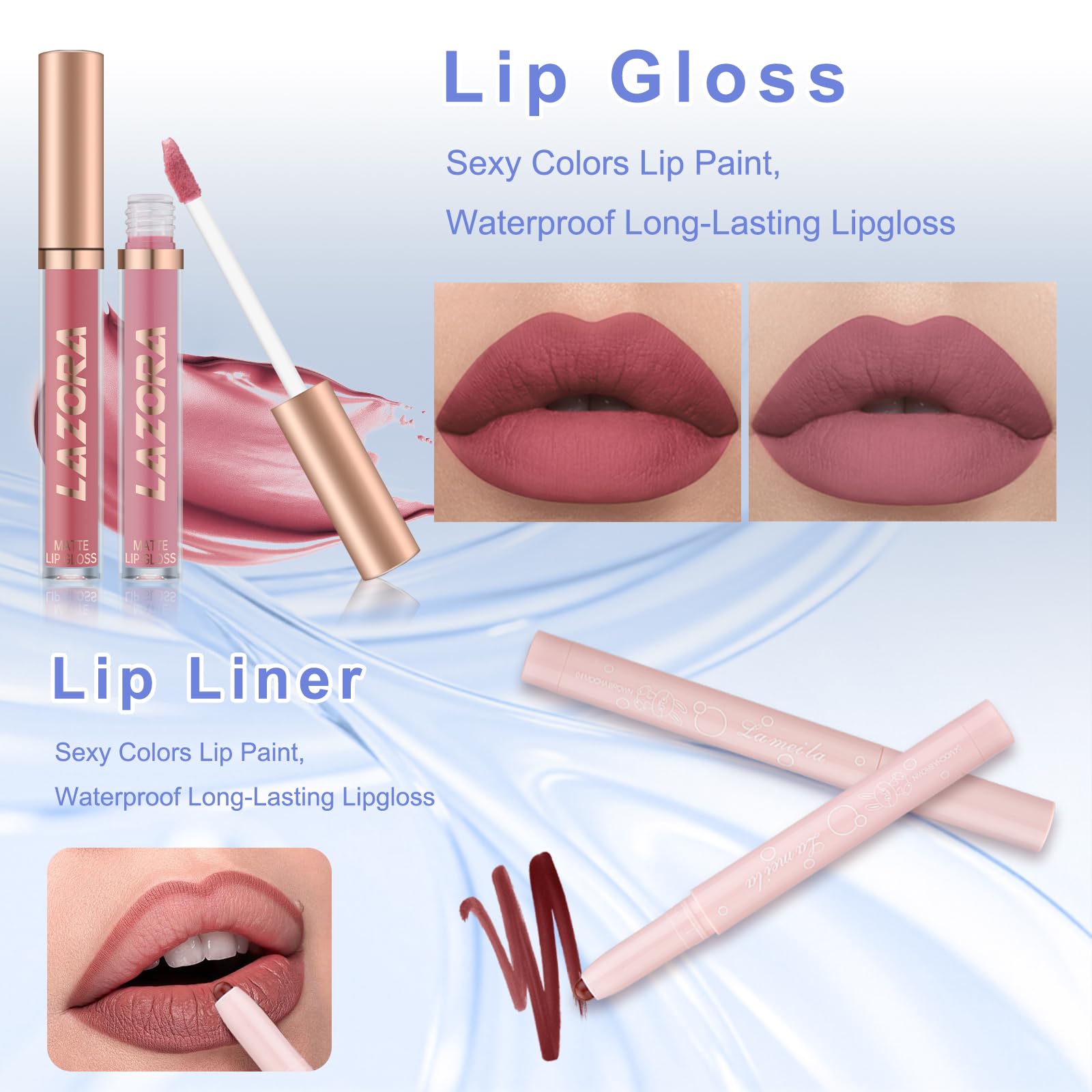 LAZORA eyebrow pencil: precise definition for natural everyday brows