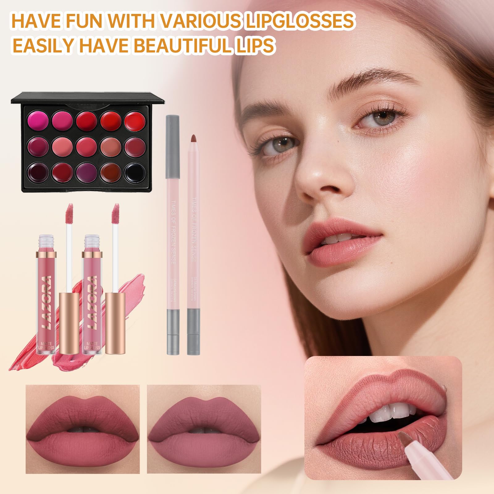 LAZORA eyebrow pencil for precise, neat brows