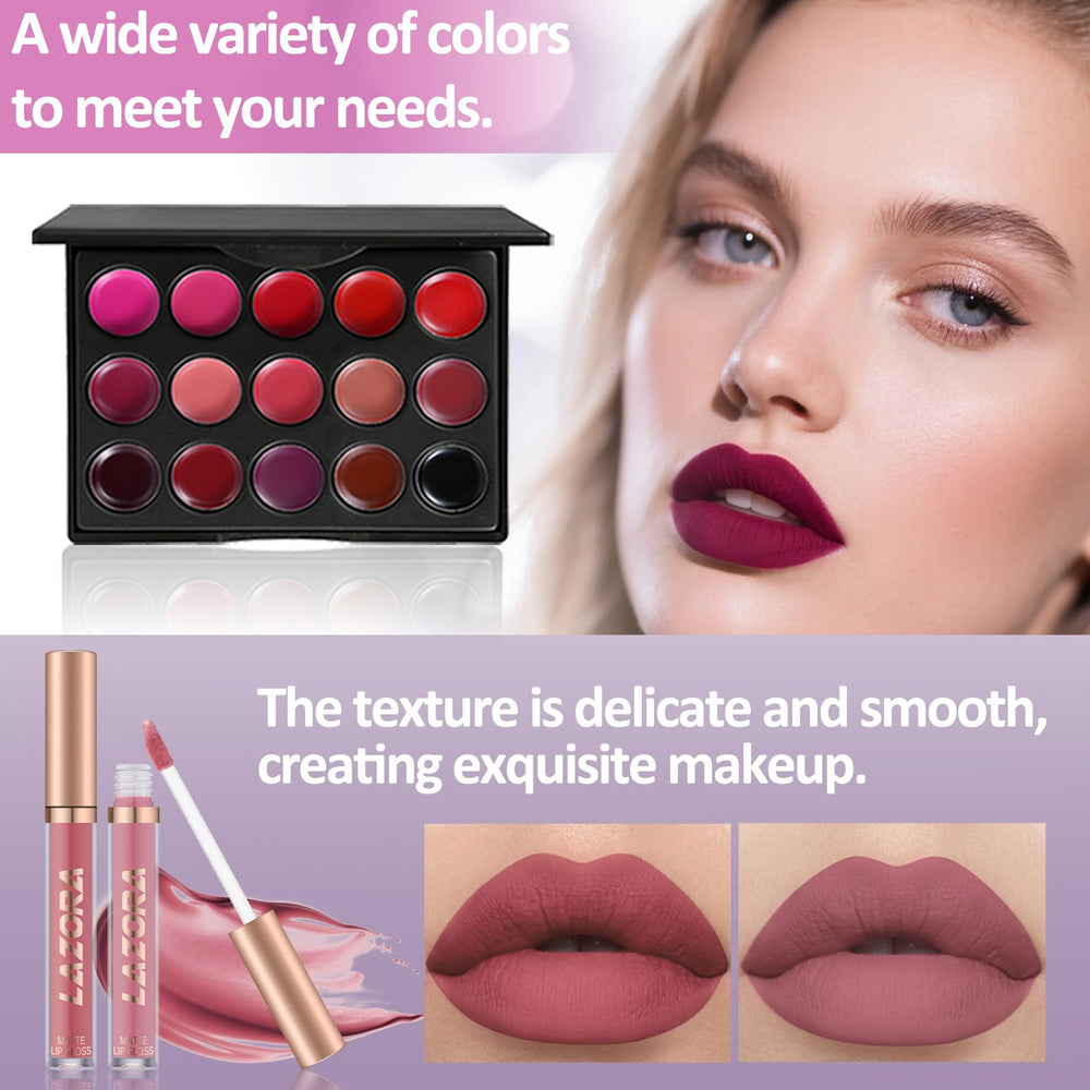 LAZORA makeup kit teen eyebrow pencil shapes defined brows with precision