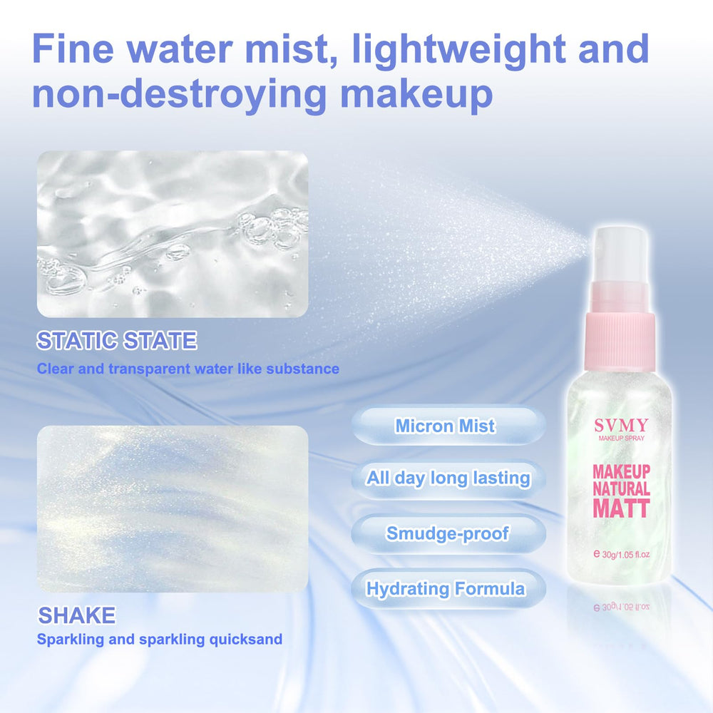 LAZORA setting spray: long-lasting finish to stabilize makeup throughout the day
