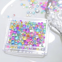 LBPEPAMZ mermaid-bubble-beads add whimsical sparkle to nails and crafts.