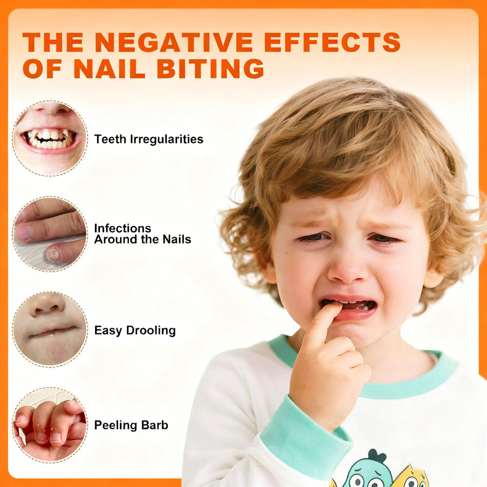 LCYATSI nail-biting-polish application brush for quick, kid-friendly deterrence