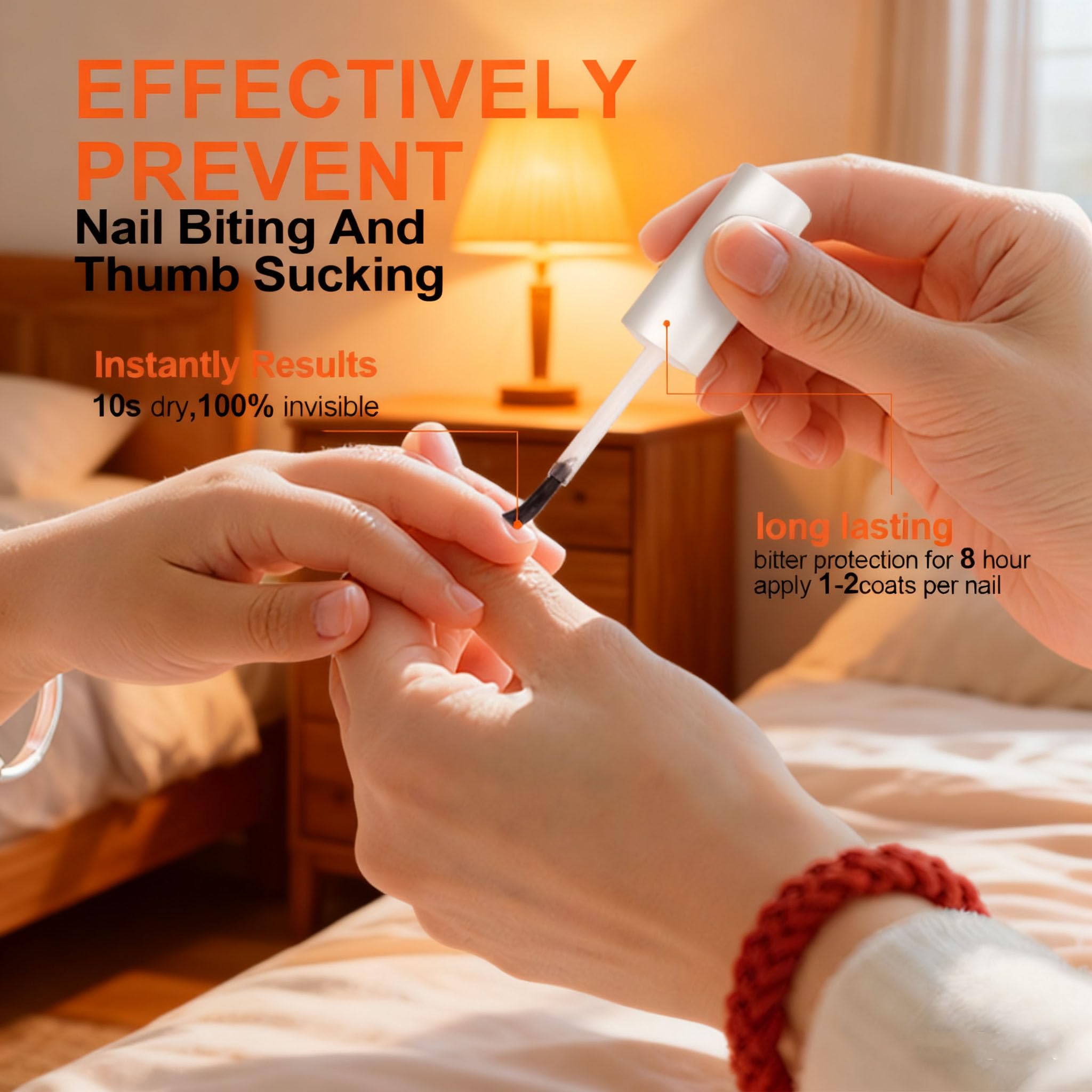 LCYATSI nail-biting-polish with Vitamin E nourishes nails