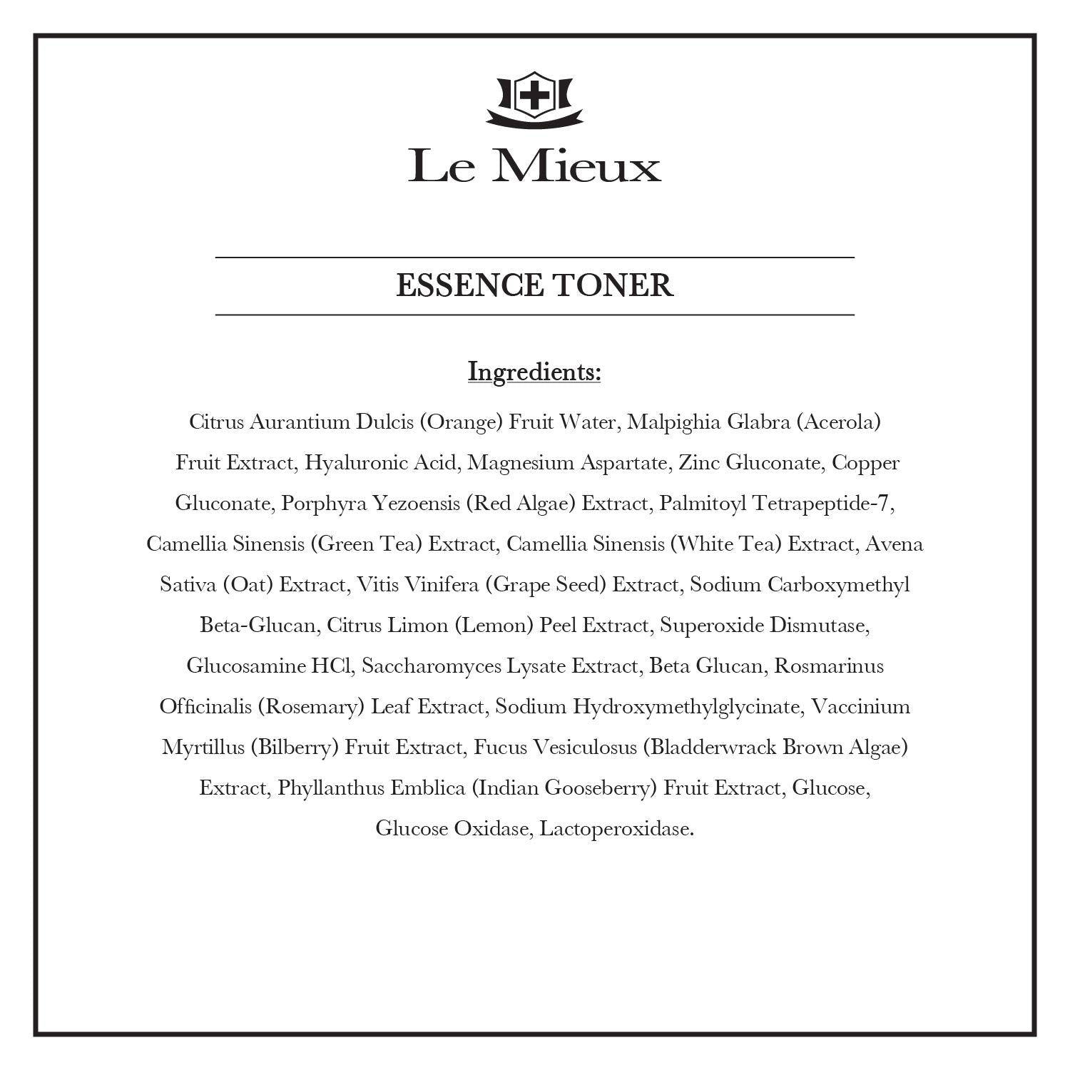 Le Mieux Essence Toner mist application delivers quick refresh and hydration on the go