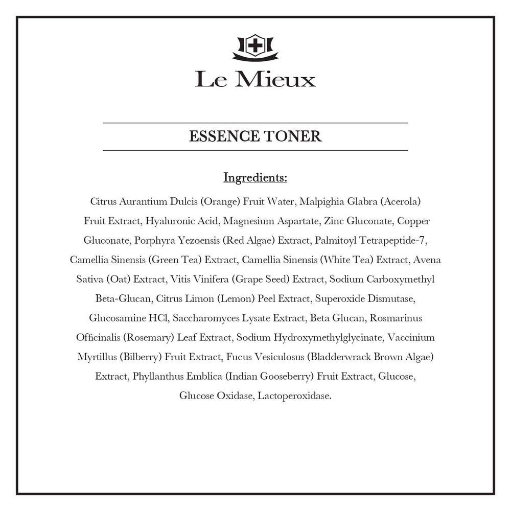 Le Mieux Essence Toner mist application delivers quick refresh and hydration on the go