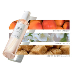 Le Monde Gourmand Crème Vanille Body Oil pump-dispense highlights quick absorption