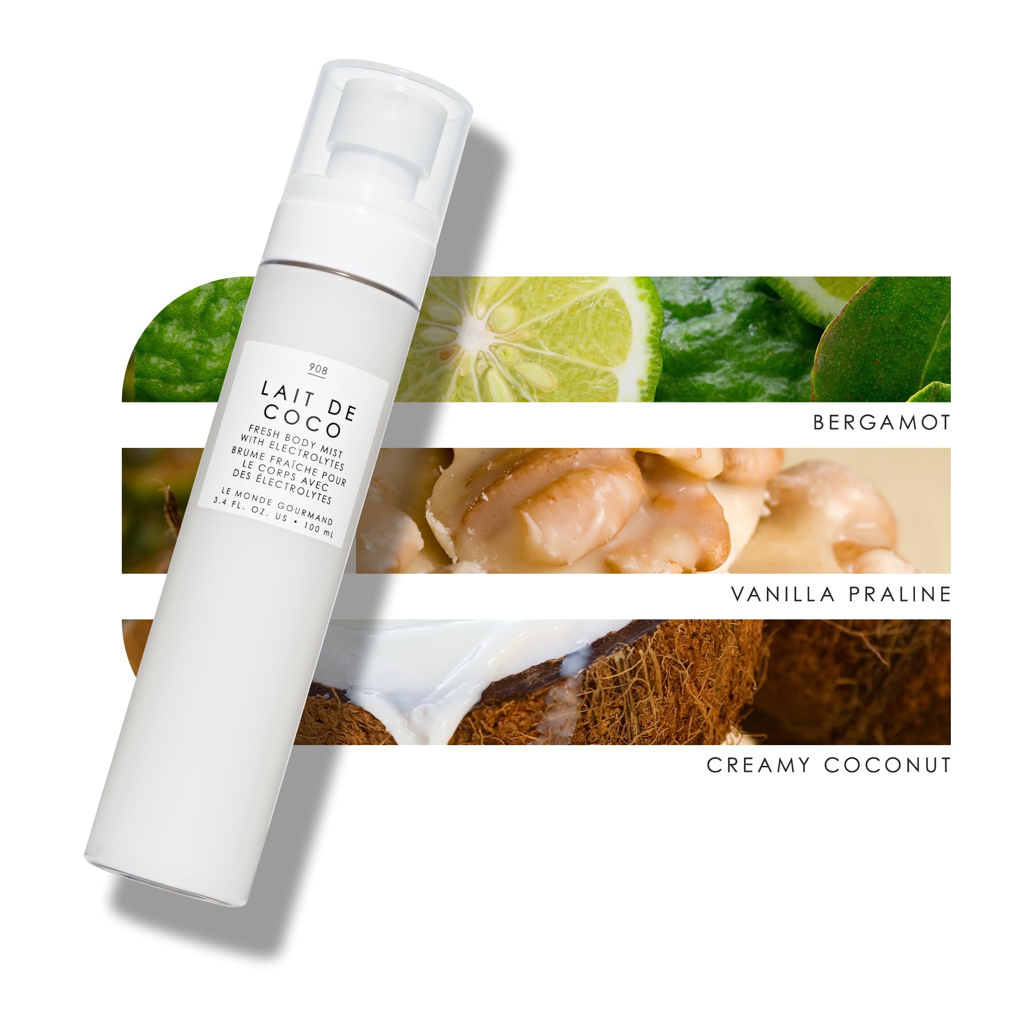 Premium packaging of Le Monde Gourmand Fresh Mist with travel-friendly design.