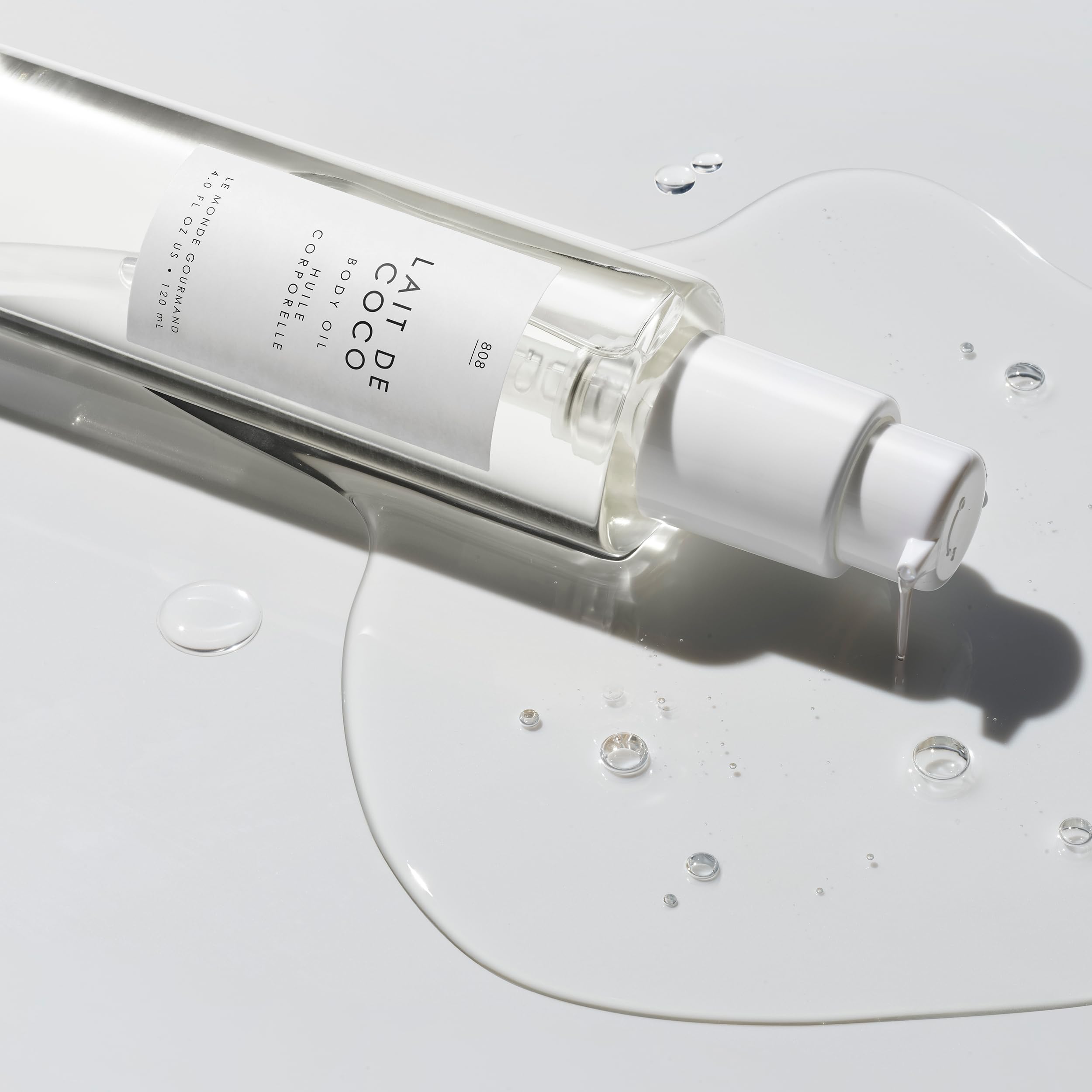 Le Monde Gourmand Lait de Coco La Mousse layering pairs with Body Oil