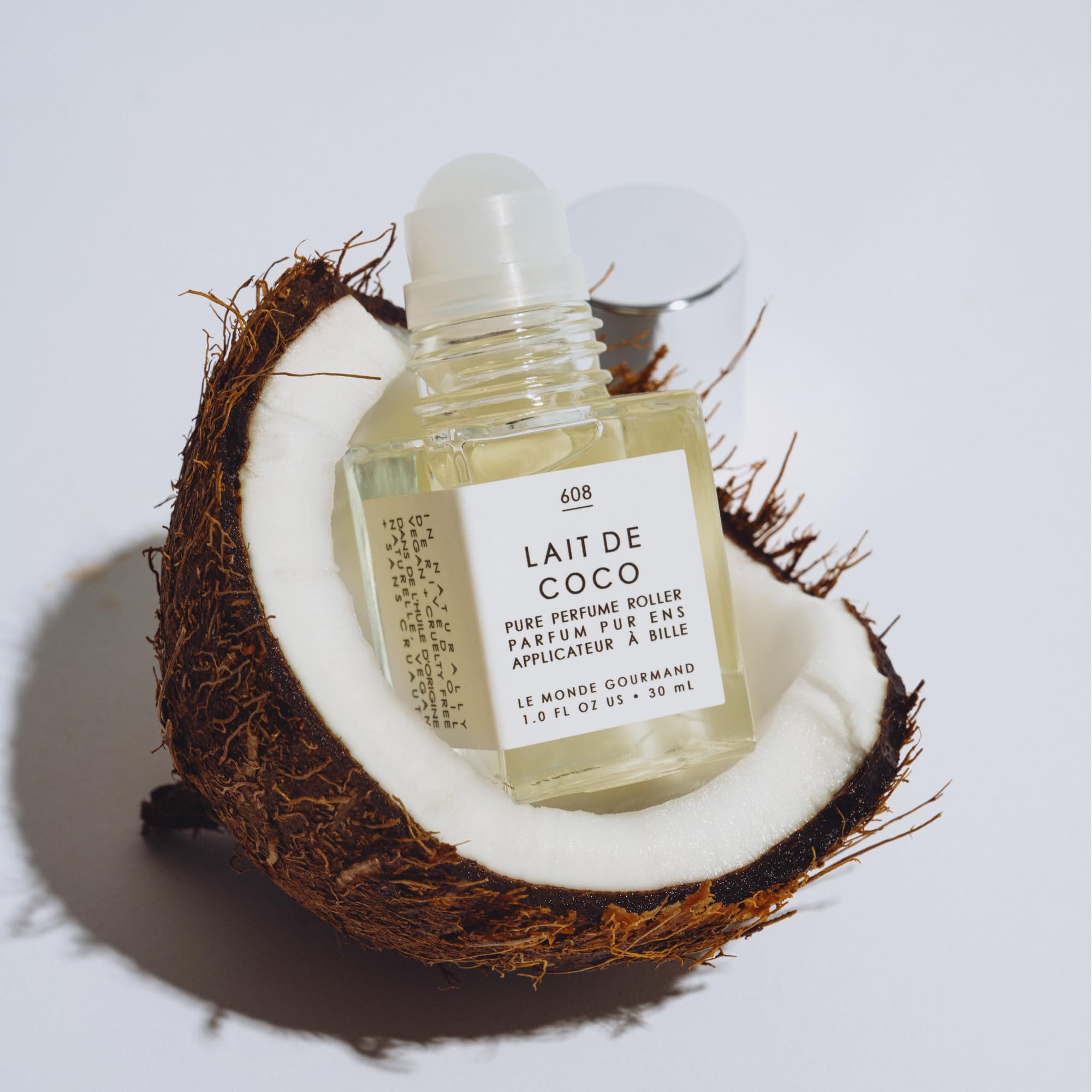 Le Monde Gourmand collection display invites building a fragrance wardrobe with Lait de Coco.