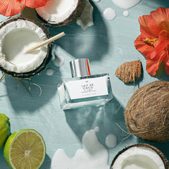 Le Monde Gourmand Le Jumbo Lait de Coco packaging box conveys premium vegan cruelty-free cosmetics.