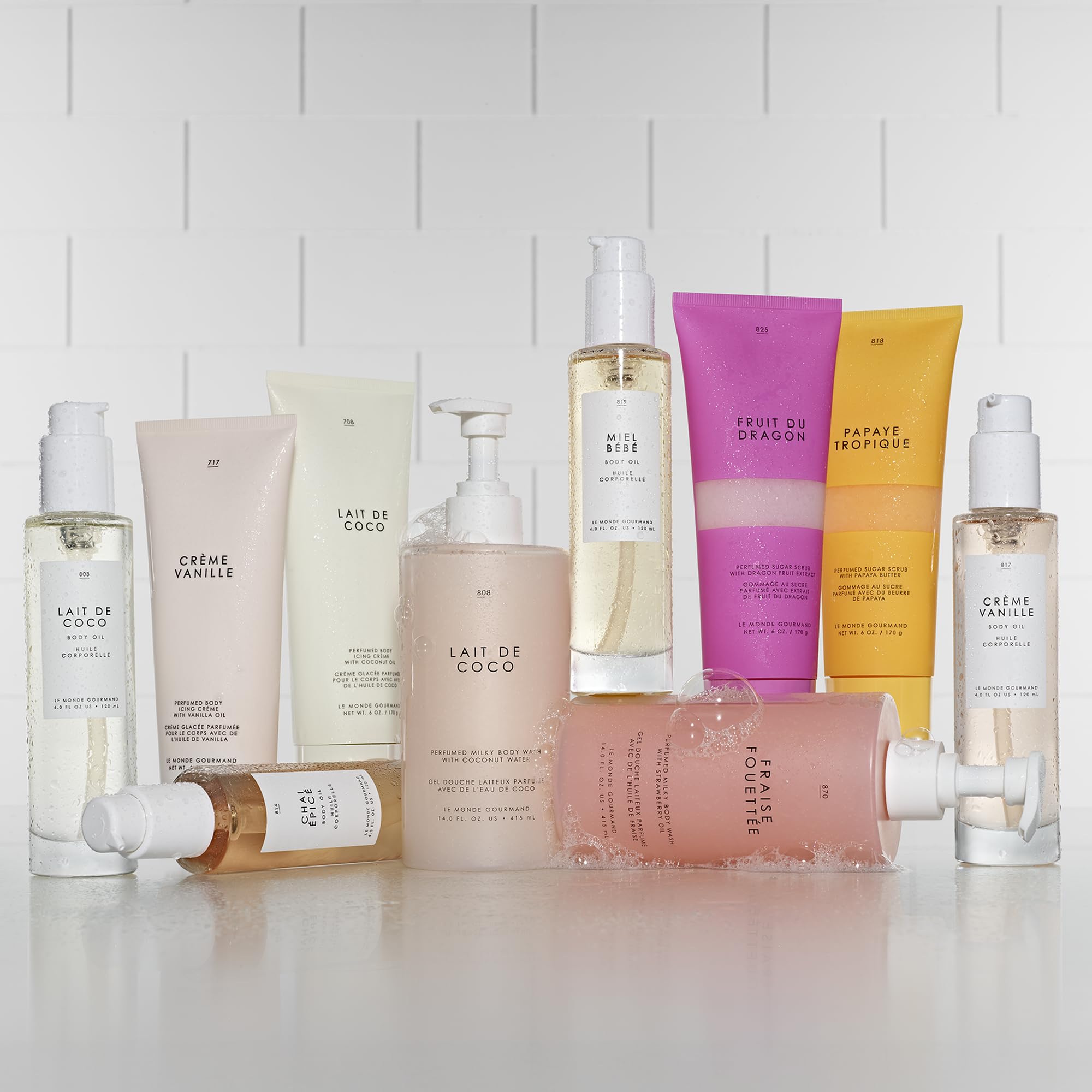 Le Monde Gourmand Miel Bébé skin glow after application
