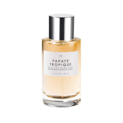Le Monde Gourmand Papaye Tropique bottle closeup for daily tropical refresh