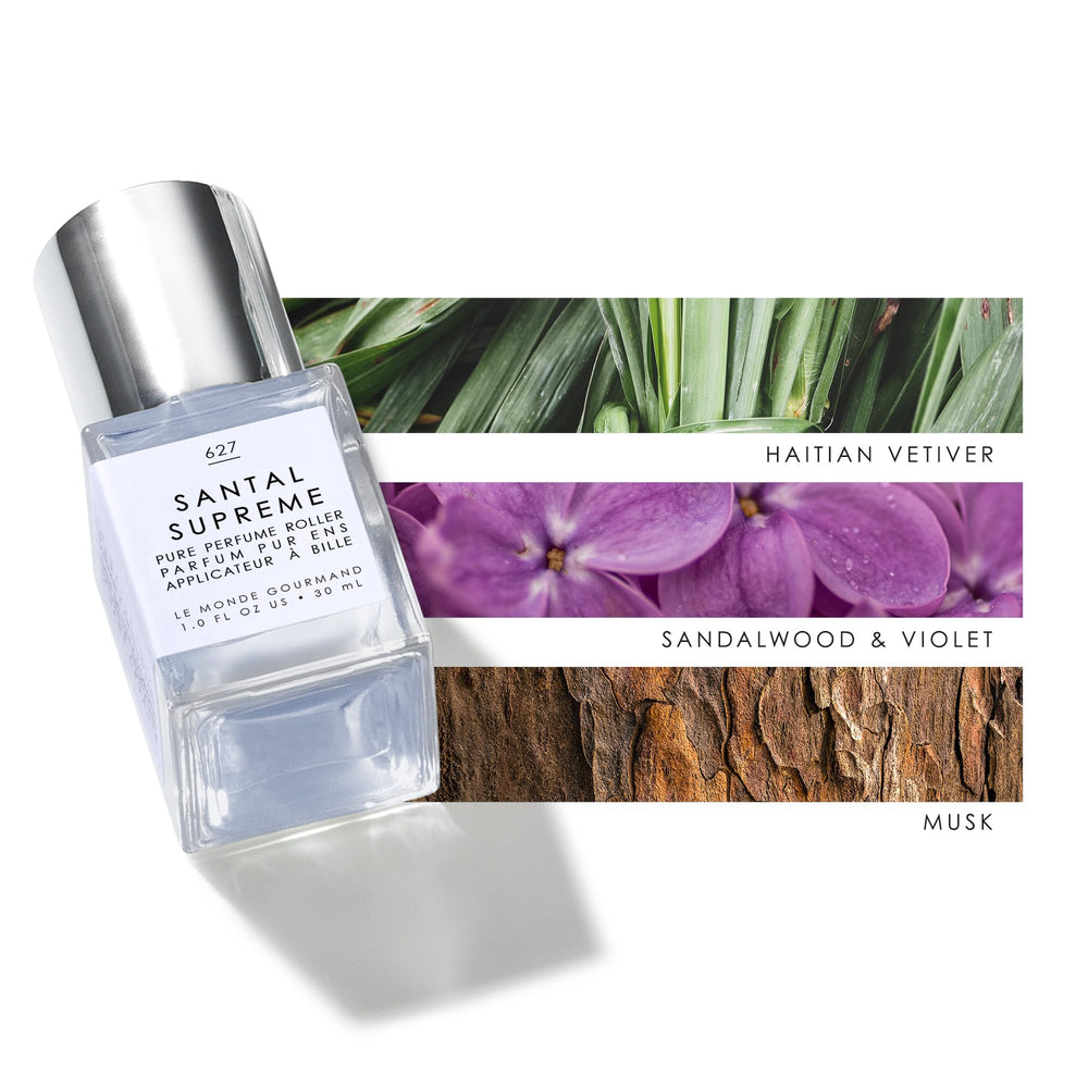 Application to pulse points shows the Santal Supreme wear for lasting aroma.
