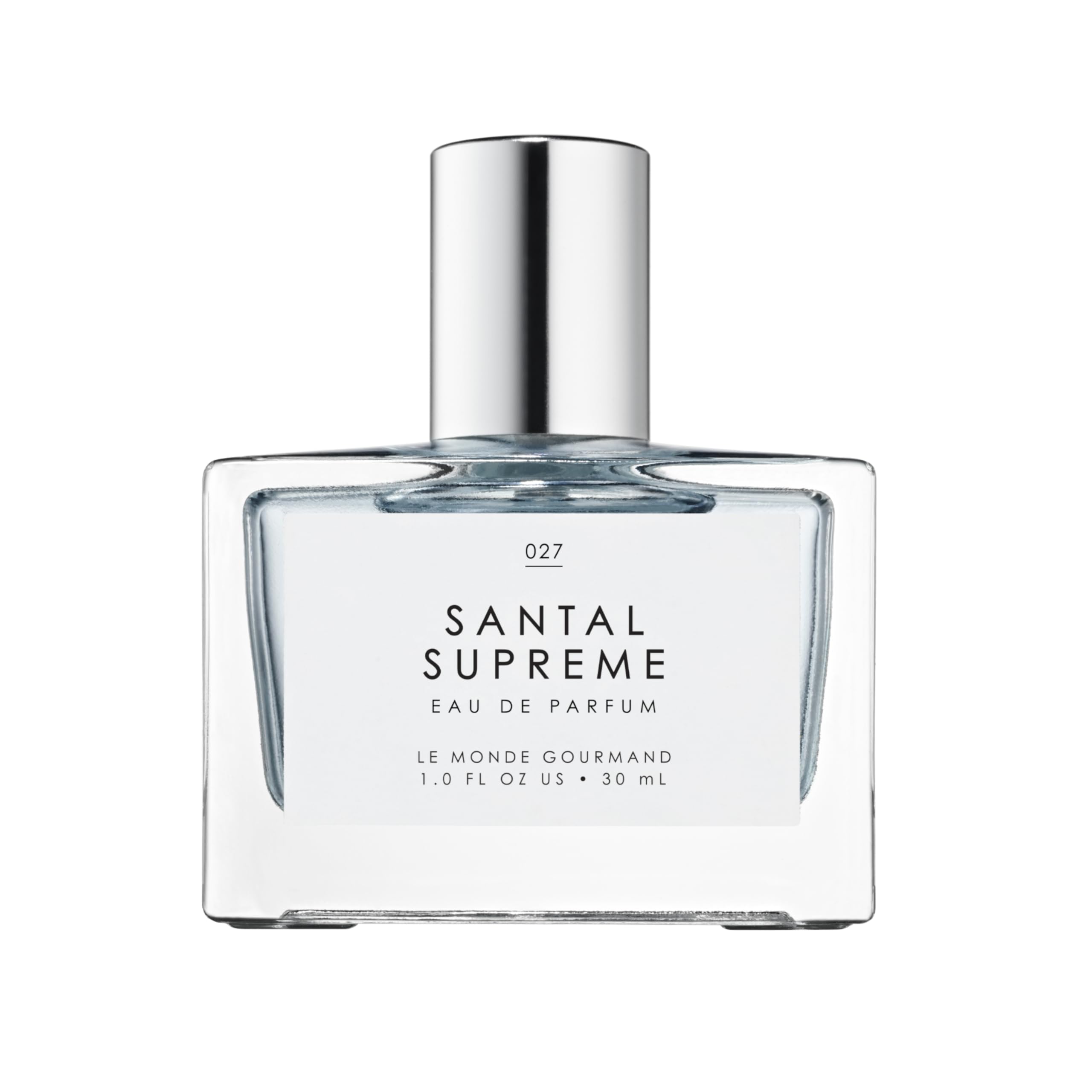 Le Monde Gourmand Santal Supreme bottle front for daily wear clarity and elegance