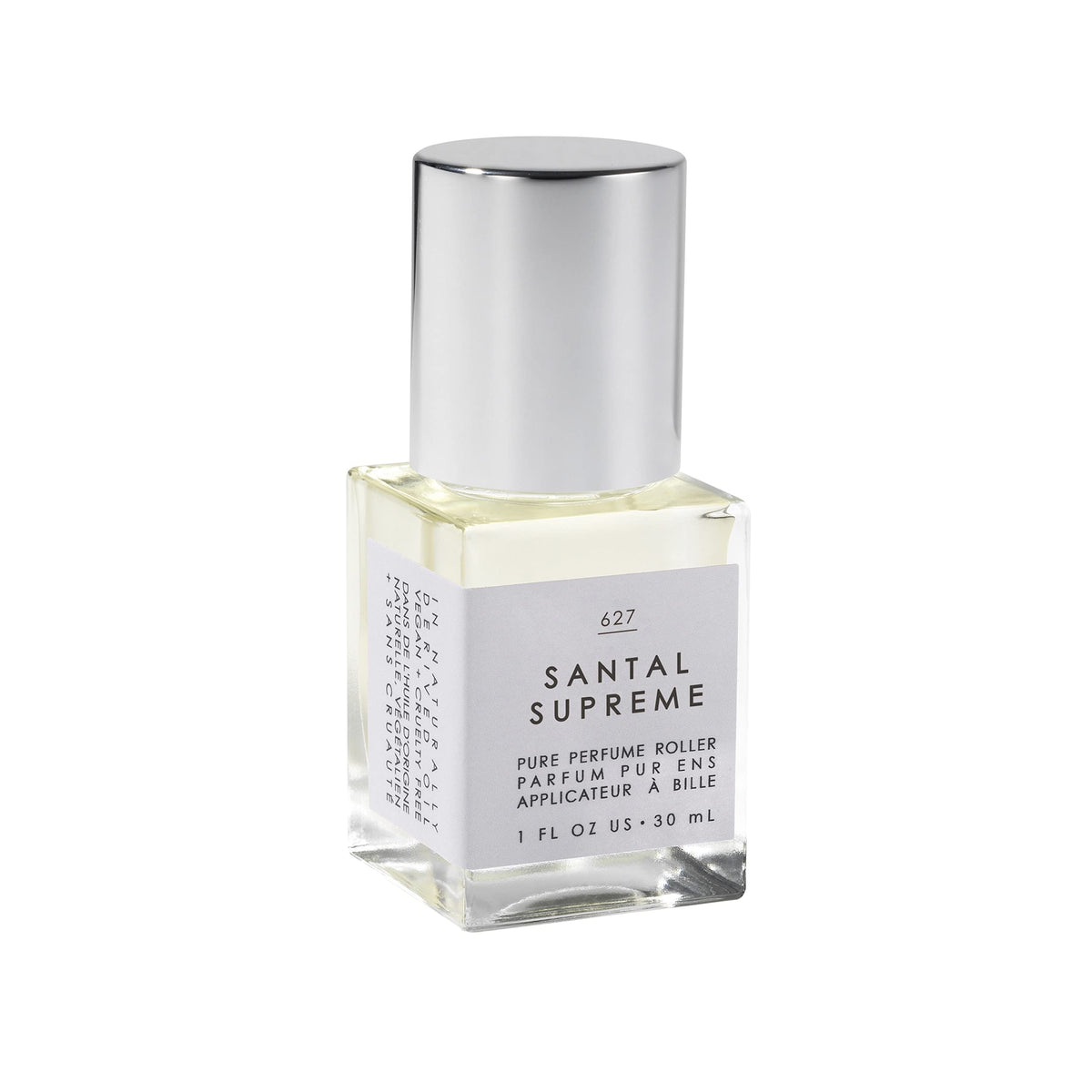 Le Monde Gourmand Santal Supreme bottle on display for a premium woody fragrance.