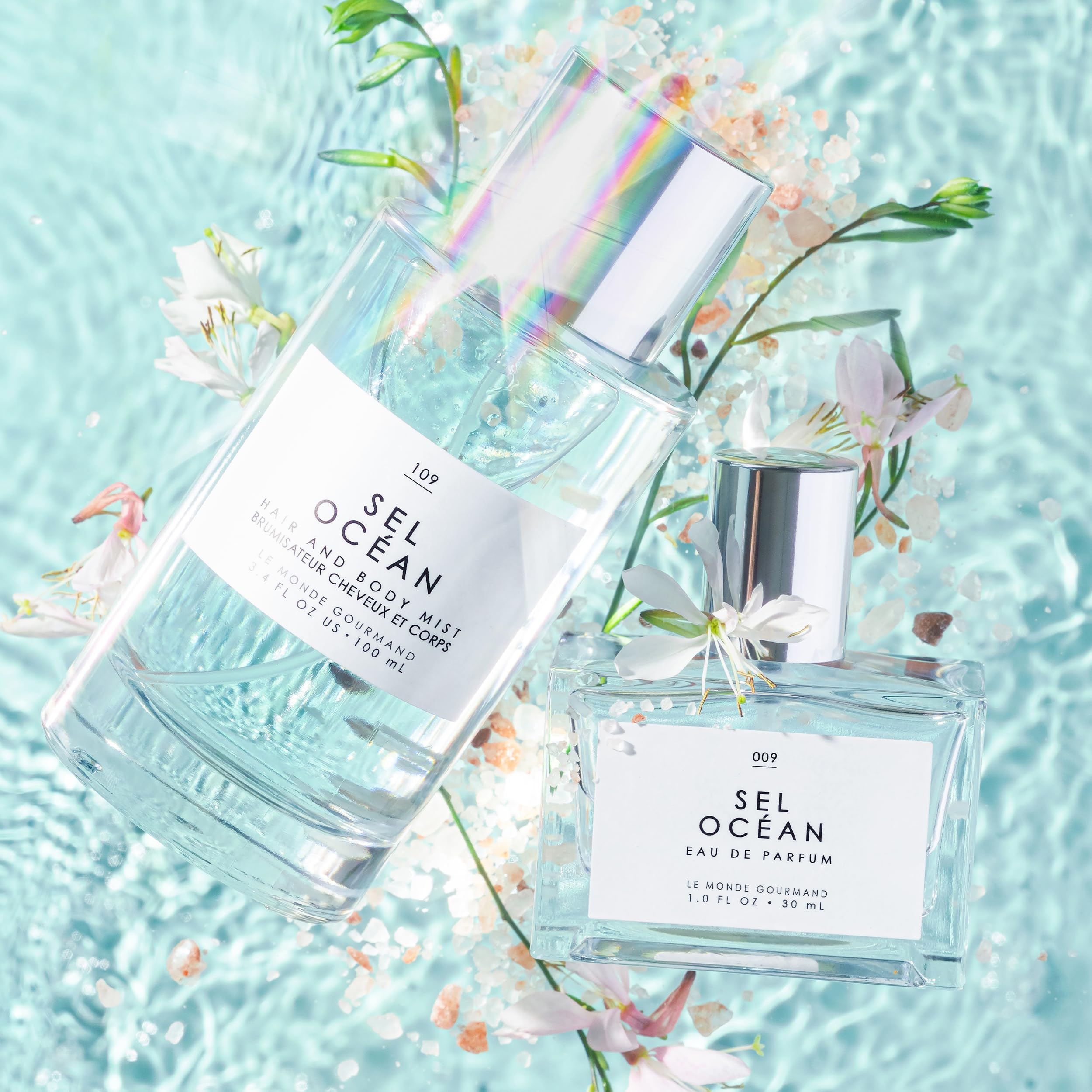Le Monde Gourmand Sel Océan fabric spray demonstrates aroma on textiles