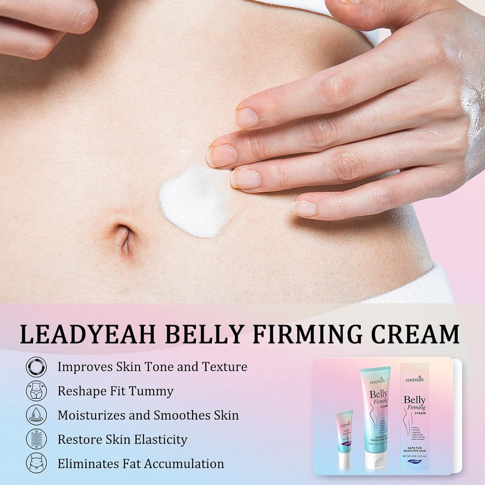 Leadyeah B Flat Belly Firming Cream light fragrance enhances massage experience.