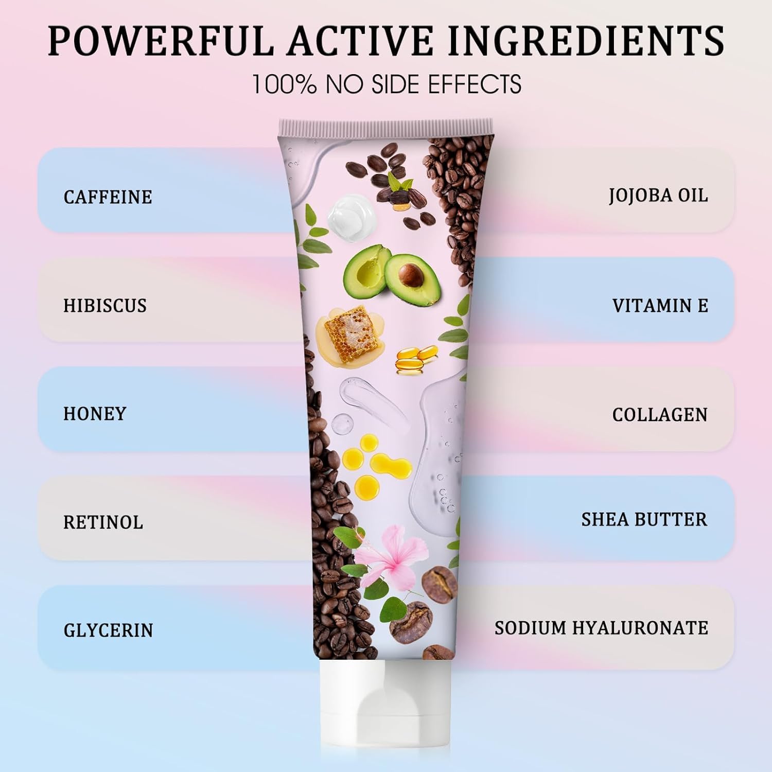 Leadyeah B Flat Belly Firming Cream texture closeup highlights quick absorption.