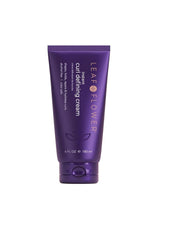 Leaf & Flower Instant Curl Defining Cream bottle shows smooth hydration and flexible control.