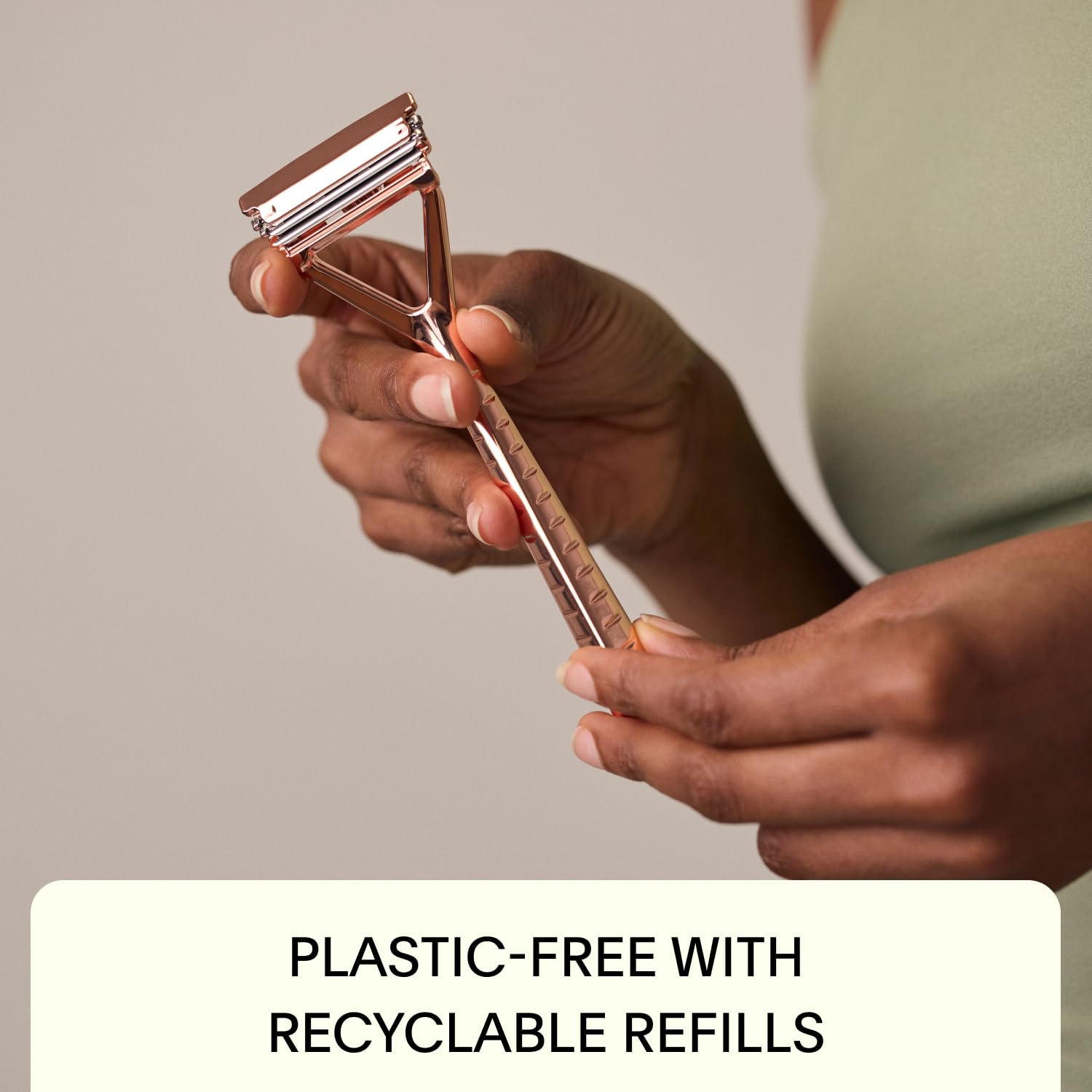 Leaf Shave compatible with standard blades provides flexible options