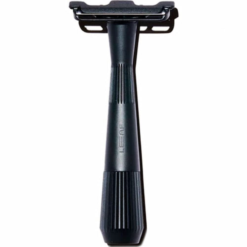 Leaf Shave Twig Razor fixed-head design enables precise, controlled shaving on sensitive skin