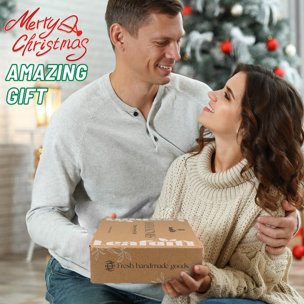 Leafgift Bath Bombs Dissolve Quickly in hot water for a swift spa-like soak.