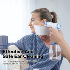 Lebbtl ergonomic handle with LED lights highlighting clearer visibility during cleaning