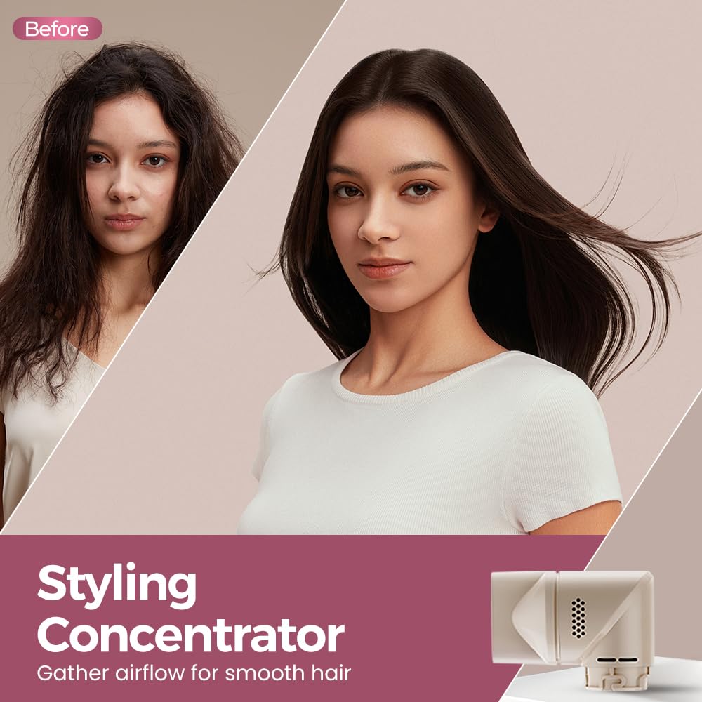 Lecomely AirEdge A3 quiet operation minimizes noise during styling.