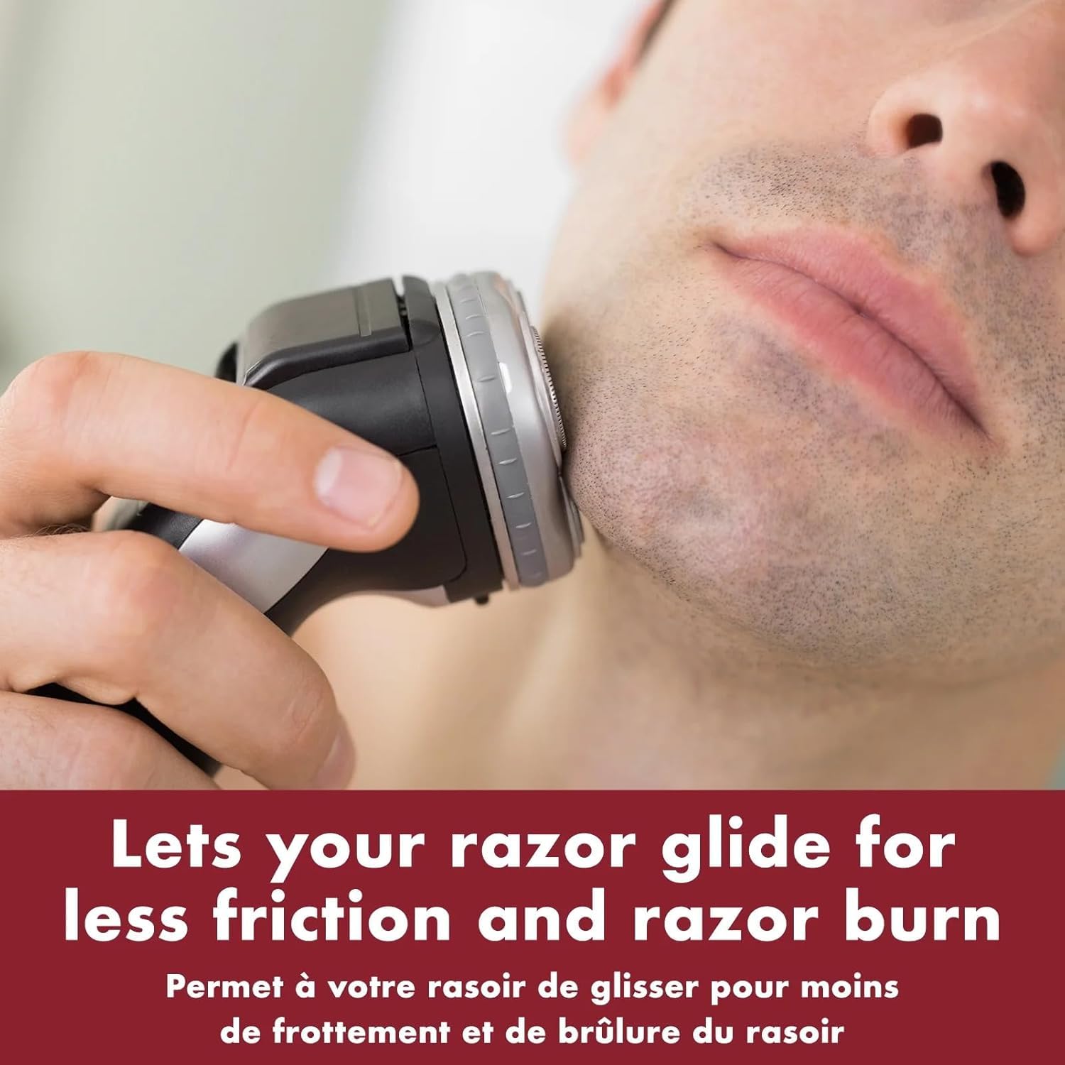 Lectric Shave Original 7oz bottle cap close-up for easy use