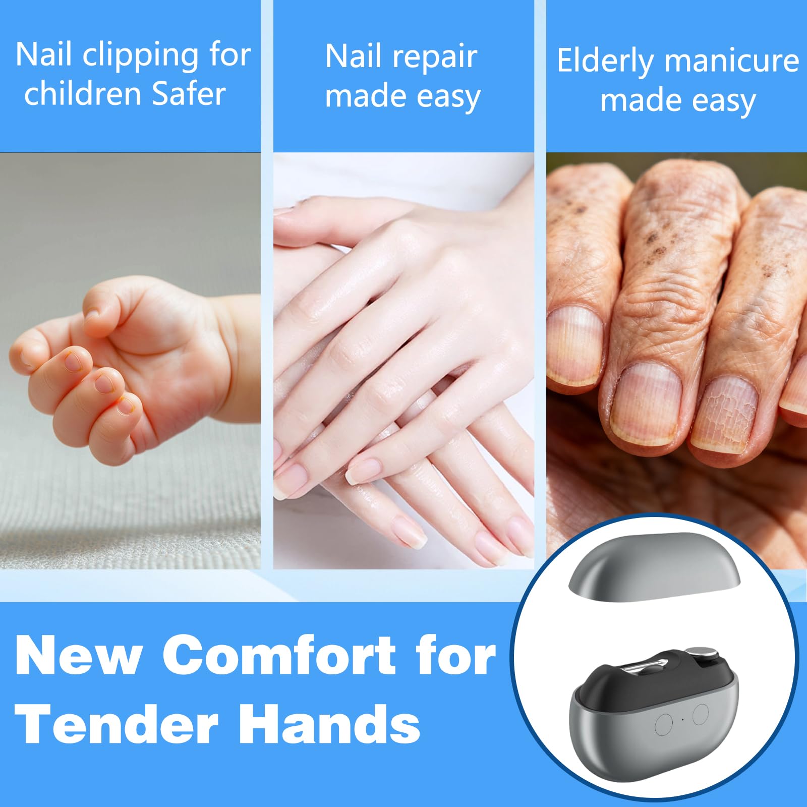 LEDeng Fanyil Easy Clip ergonomic slot demonstrating easy trimming.