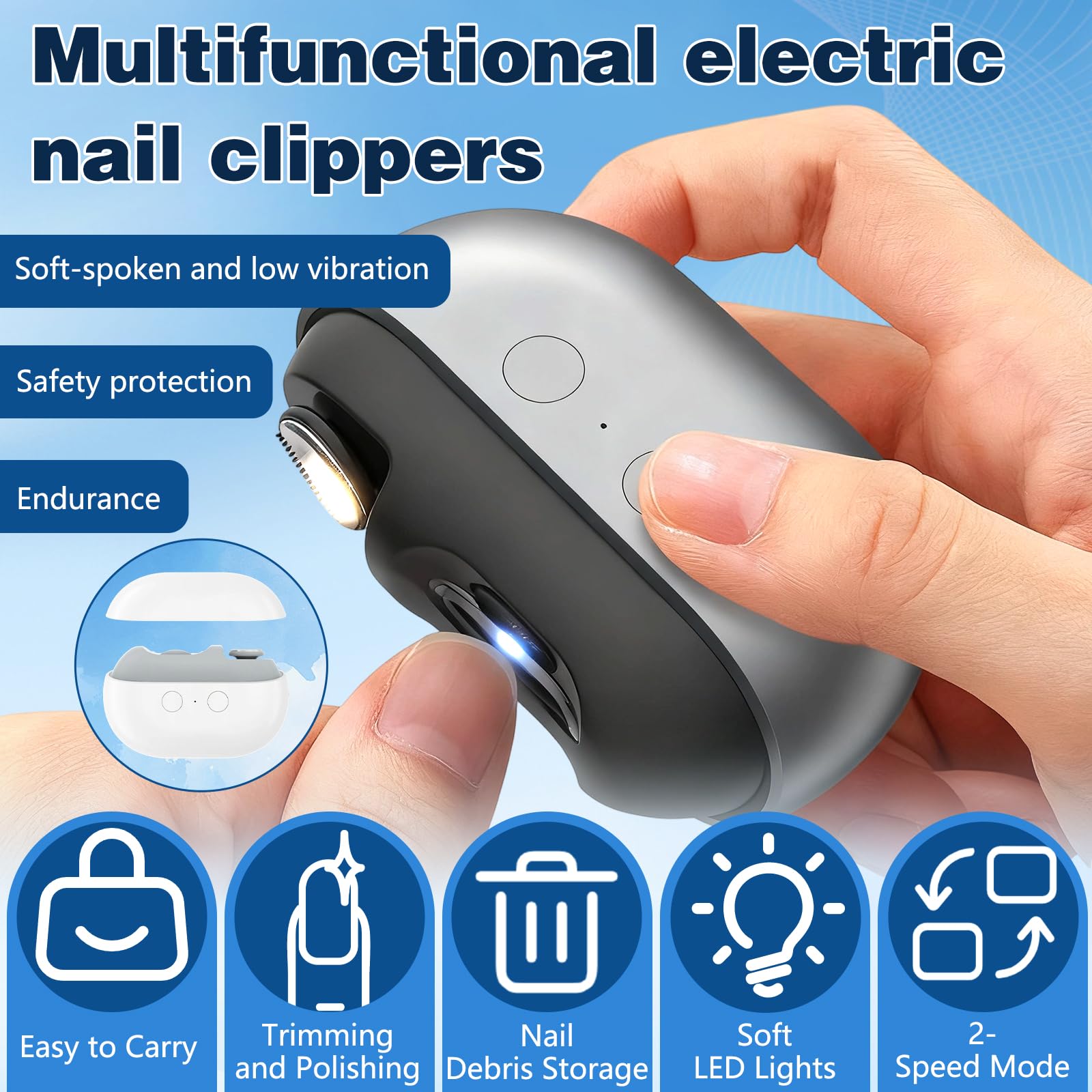 LEDeng Fanyil Easy Clip LED light in action aiding precise trims.
