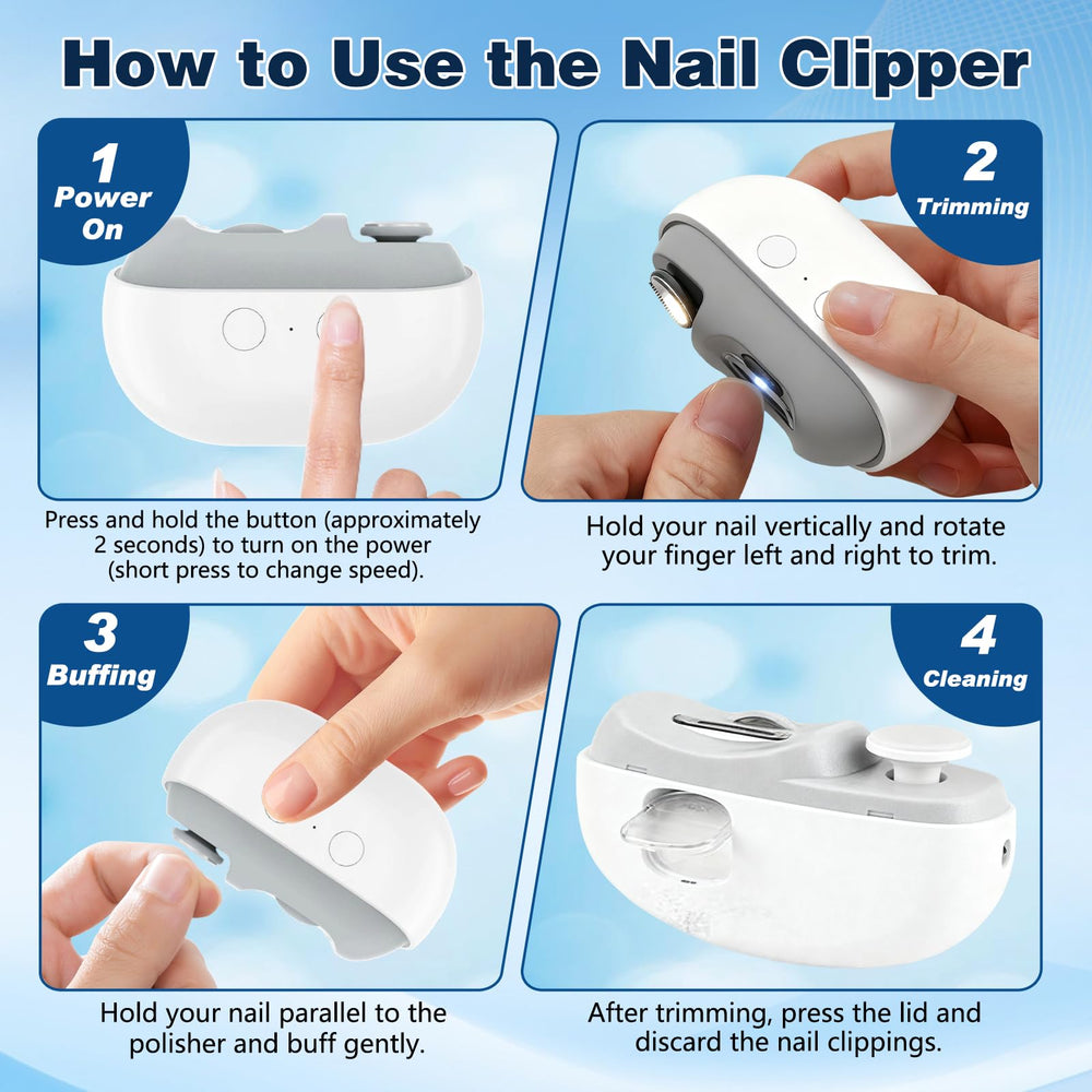 LEDeng Fanyil Easy Clip safety blade close-up for painless trimming.
