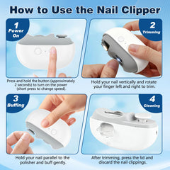 LEDeng Fanyil Easy Clip safety blade close-up for painless trimming.