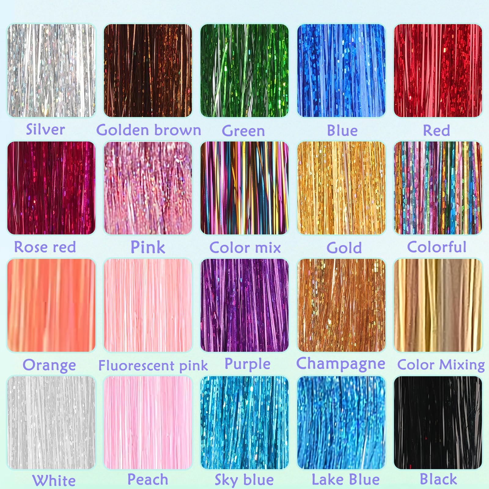 LEDIZE tinsel beads and rings provide 250 color rings for custom accents.