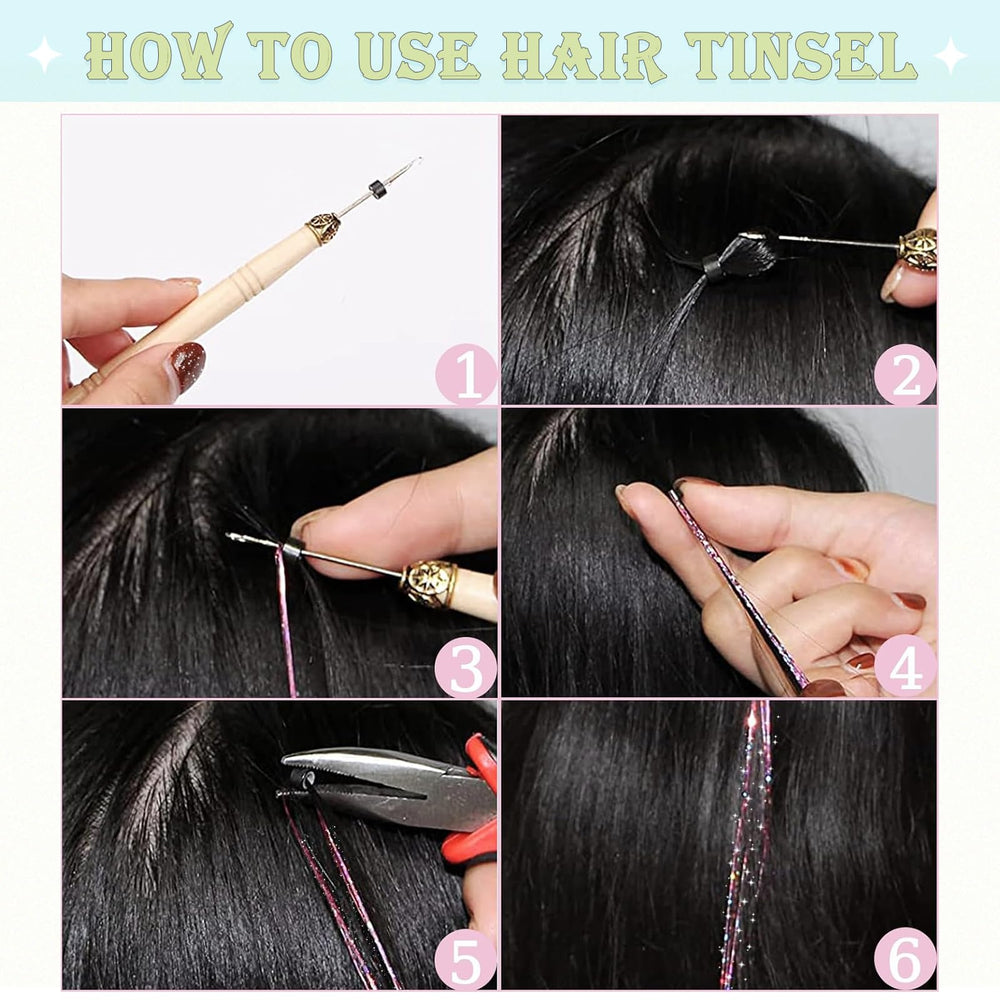 LEDIZE gift-pack includes comb and rubber bands for complete styling.